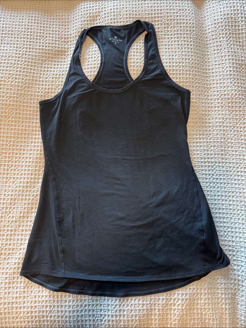 Athleta Black Racerback Performance Tank